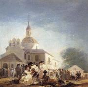 Francisco Goya The Hermitage of St Isidore oil